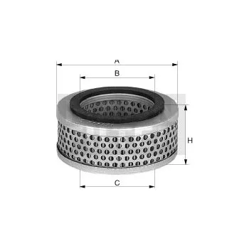 Filtr do auta Vzduchový filtr C 914