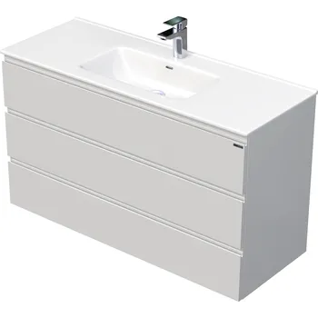 Koupelnový nábytek Interdoor Skříňka spodní 121 cm s keramickým umyvadlem, 3 zásuvky LE 120 3Z A0016