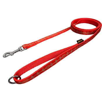 Vodítko pro psa BAFPET Popruhová vodítka EKG Barva: Červená, Rozměr: 20mm x 150cm 18211E