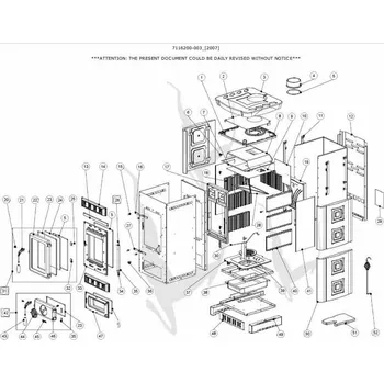 Krbová kamna La Nordica - Boční stínící plech za vyzdívky - Asia, Asia BII, Fiammetta, Concita, Ombretta (Forno), Fiorella, ale i Fulvia, Gaia (Forno), Georgia, Lu