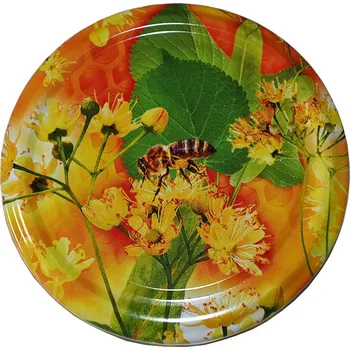 Víčko na sklenici TO 82 - včela na lípě - HO9