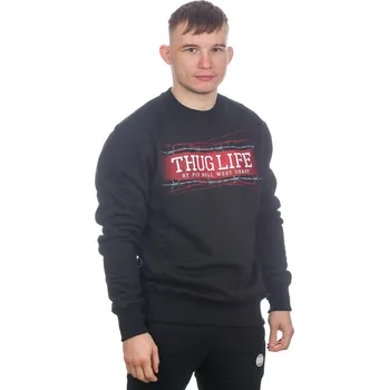 Pánská mikina PitBull West Coast - pánská mikina THUG LIFE černá M