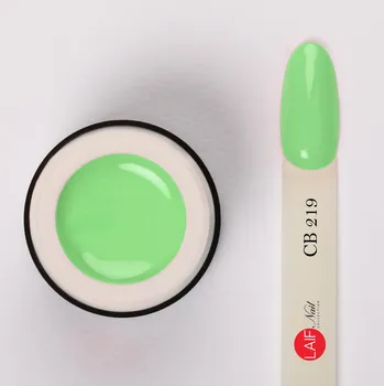 Umělé nehty Laif Barevný UV/LED gel zelený CB 219 Capoverde 6ml