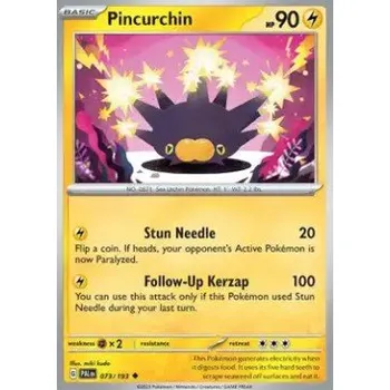 Volný čas Pokémon PAL 073/193 Pincurchin - Paldea Evolved Stav: Near Mint, Verze: NORMAL