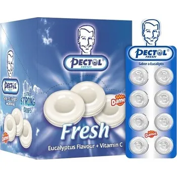 Bonbon Pectol eukalyptový drops s vit.C box 24 blistrů