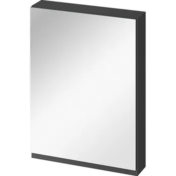 Koupelnový nábytek Cersanit Moduo, zrcadlová závěsná skříňka 60x14x80 cm, antracitová matná, S590-085