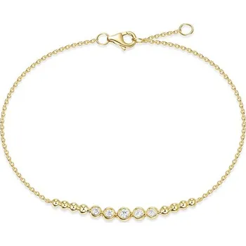 Náramek Zlatý náramek AURINO se zirkony T24876FCZZ4Y-1