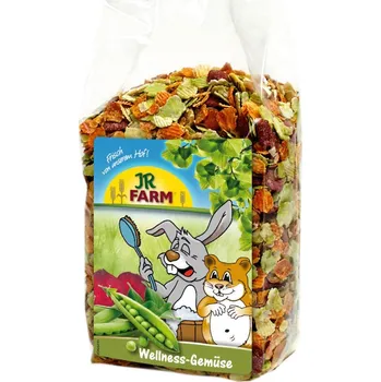 Krmivo pro hlodavce JR Farm Wellness zelenina 600 g
