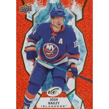 Sběratelská karetní hra paralel karta JOSH BAILEY 21-22 UD Ice Orange číslo 15