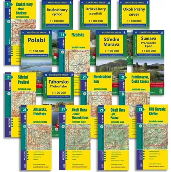 Kartografie PRAHA, a. s. Sada turistických map 1 : 100 000