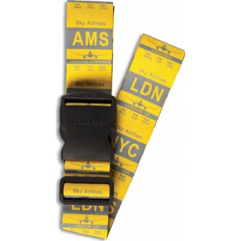 Fabrizio Bezpečnostní popruh na kufr - Sky Airlines žlutý
