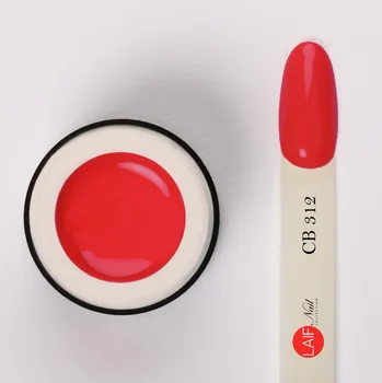 Umělé nehty Laif Barevný UV/LED gel červený CB 312 Maronti 6ml