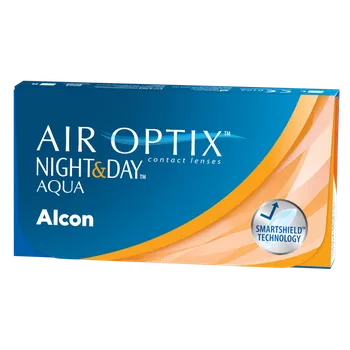 Alcon Air Optix Night & Day Aqua (6 čoček) Dioptrie - sph: -2,50, Průměr - DIA: 13,8, Zakřivení - B.C.: 8,6