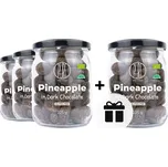 3+1 ZDARMA: BrainMax Pure® Lyofilizovaný ananas v hořké čokoládě, BIO, 225 g *CZ-BIO-001 certifikát