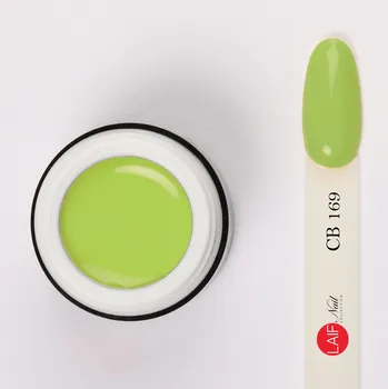 Umělé nehty Laif Barevný UV/LED gel zelený CB 169 Kiwi 6ml