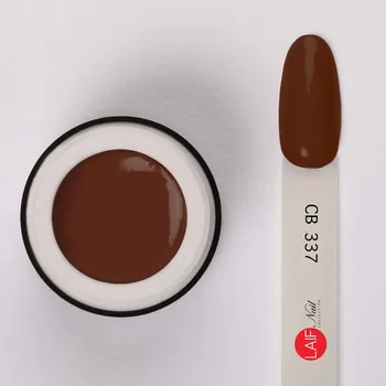 Umělé nehty Laif Barevný UV/LED gel hnědý CB 337 Moka 6ml