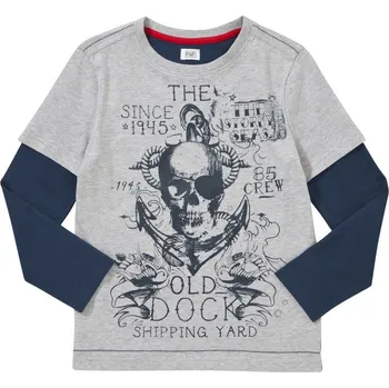 Chlapecké tričko dětské tričko F&F - GREY - 128 7-8 let (F&F Shirt Junior Boys)