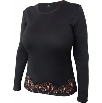 Dámské tričko Dámské tričko, dlouhý rukáv KUTORA 881 černá 5XL