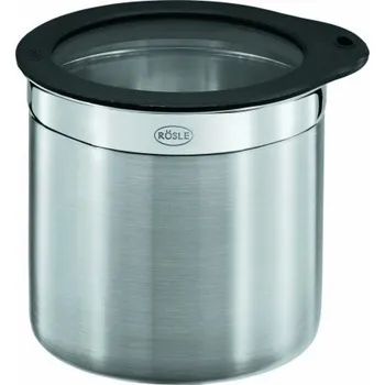 Hrnec Pěstební zásobní nádoba 1,4 l, nerez, stříbrná