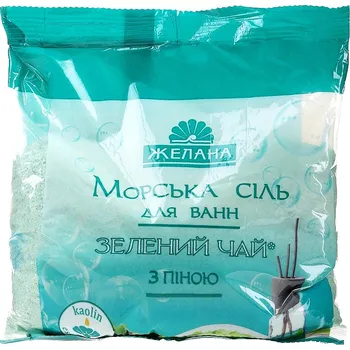 Koupelová sůl Mořská sůl Zelený čaj 500g