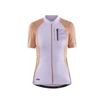 cyklistický dres CRAFT ADV Offroad W fialová 1910581-723791 L; Fialová dres + DÁREK DLE VÝBĚRU!