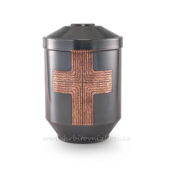 Smuteční dekorace Urna měděná 870