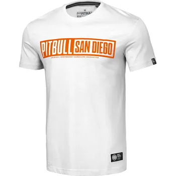 Pánské tričko PitBull West Coast - pánské triko EIGHTY NINE DOG 170 bílé 2XL