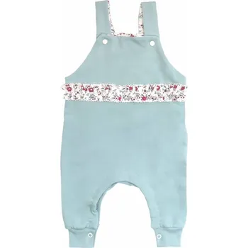 Mamatti Kojenecké láclové tepláčky, dupačky, Nature - mátové 74 (6-9m)