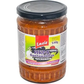 Rostlinná pomazánka Lilková pomazánka s česnekem Emelja 540g