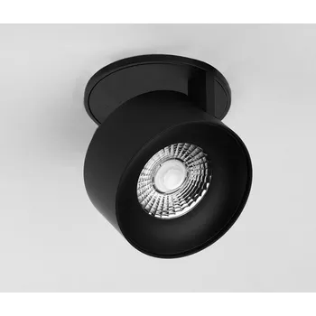 Bodové svítidlo Led2 Zapuštěné LED svítidlo KLIP, ø 77 mm, 2700K Stmívání, řízení: TRIAC, Barva stínidla: černá, Barva podstavce: černá