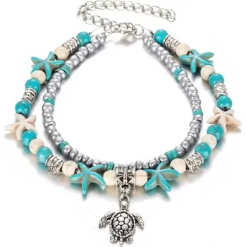 Řetízek Joy-sperky Řetízek na nohu dvojitý Turtle