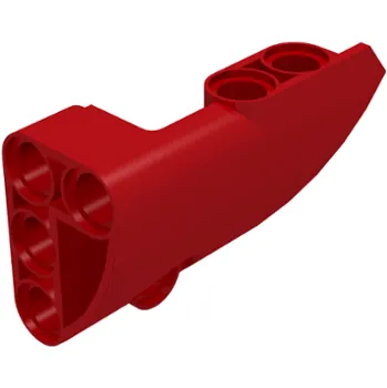 Stavebnice LEGO 87086 Red Technic, Panel Fairing # 2 Small Smooth Short, Side B (Červená panelová kapotáž Technic č. 2 malá hladká krátká, strana B)