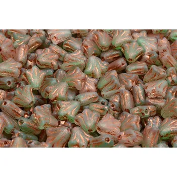 Korálek Květ Lilie č.19 (9x9mm)