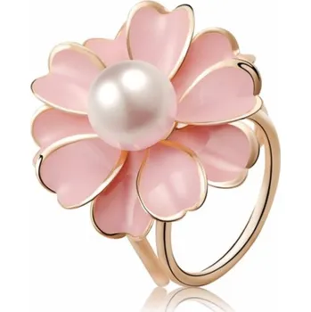 Brož Amparo Miranda® Spona na šátek Flower BS045 Pink