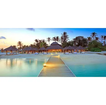 Diamantové malování Diamantové malování - Víla na pláži - č. 98 80 x 40 cm