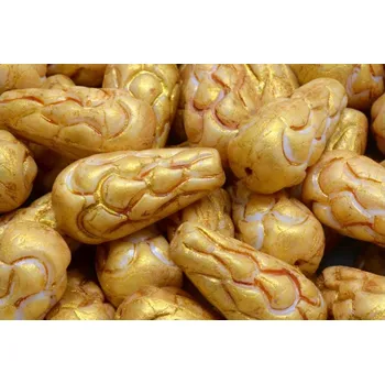 Korálek Korálky Šiška borová (25x12mm) č. 14