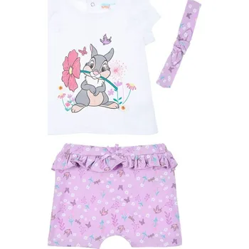 Dívčí pyžamo Bílo-fialová souprava Disney Bambi Velikost: 81