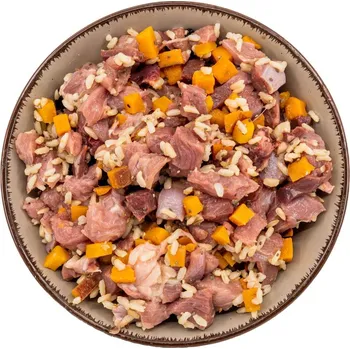 Krmivo pro psa Rawfan KRŮTÍ BARF senior 500 g (mražené) – nutričně vyvážená směs z kvalitního krůtího masa