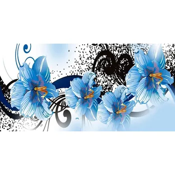 Diamantové malování Diamantové malování - Malované květy - č. 692 120x60 cm