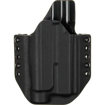 Příslušenství pro sportovní střelbu RH Holsters OWB - Glock 17/22/31 + Streamlight TLR-1 - vnější kydexové pouzdro - poloviční sweatguard - černá/černá Pouzdro je pro: Levák