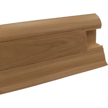 Podlahová lišta DOPRODEJ: Soklová podlahová lišta SLK50 W133 Třešeň, koncovka levá, hnědá, Döllken - 1 rok na vrácení + DOPRAVA ZDARMA k Vám i zpět