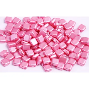 Korálek Dvoudírkové čtverečky č. 50 (6x6 mm)