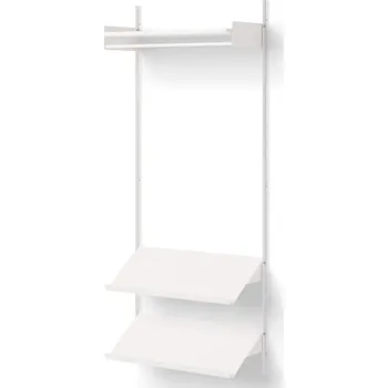 Obývací stěna New Works Policová sestava Wardrobe Shelf 1, white/white