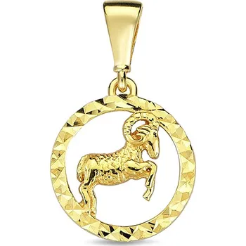 Přívěsek Lillian Vassago Zlatý přívěsek znamení Beran LLV98-GP046-Beran