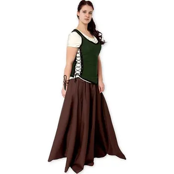 Karnevalový kostým imago Dámský živůtek - zelený, velikost XL