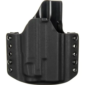 Příslušenství pro sportovní střelbu RH Holsters OWB - Walther PDP 4" + Streamlight TLR-7 X - vnější kydexové pouzdro - poloviční sweatguard - černá/černá Pouzdro je pro: Pravák