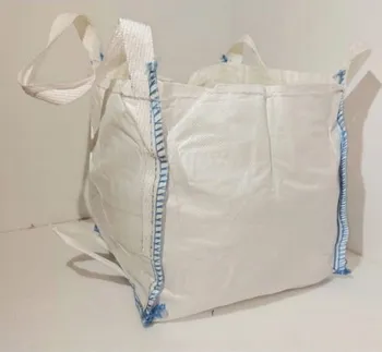 Venkovní odpadkový koš Berge Big Bag velkoobjemový vak 45 x 45 x 45 cm bílý