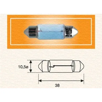 Autožárovka Žárovka, osvětlení poznávací značky MAGNETI MARELLI 009423100000