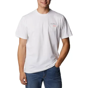 Pánské tričko Pánské Tričko s krátkým rukávem COLUMBIA M LEGEND TRAIL SS TEE 2036533100 – Bílá L
