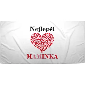 Sablio Ručník Nejlepší maminka - 30x50 cm